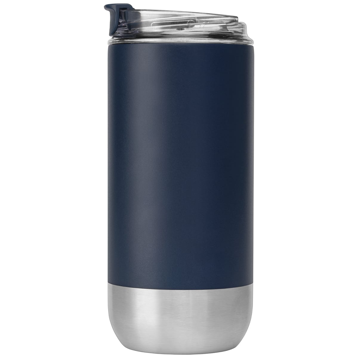 Branded Recycled Stainless Steel Tumbler with Flip Lid - 475ml