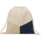 Branded Multicolour Recycled Cotton Blend Drawstring Bag