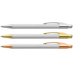 Branded Metallic Trim Executive Ballpoint Pen