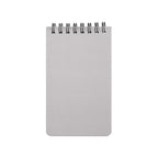 Branded Stone Paper Spiral Notepad with Ruler in Dune