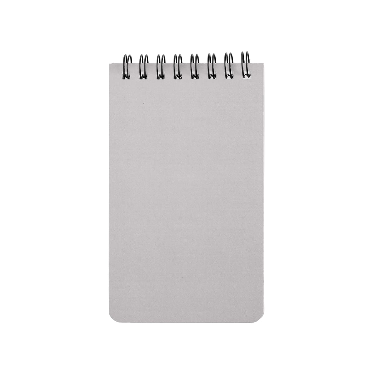Branded Stone Paper Spiral Notepad with Ruler in Dune