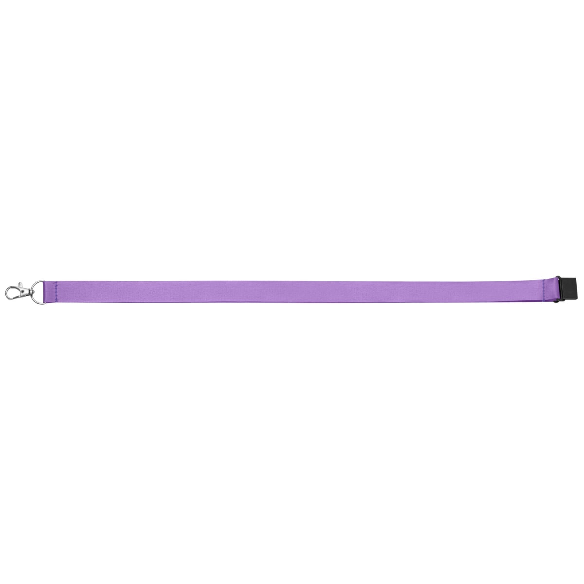 Branded Recycled rPET Breakaway Lanyard with Swivel Clip in Purple