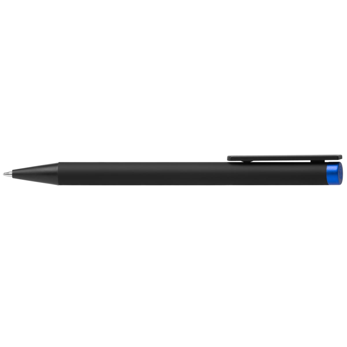 Branded Recycled Aluminium Pen with Oversized Clip in Royal Blue