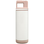 Branded Steel Flip Straw Bottle with Triple Wall Insulation