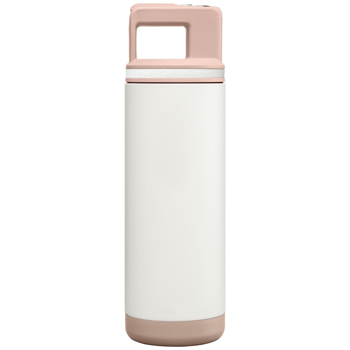 Branded Steel Flip Straw Bottle with Triple Wall Insulation