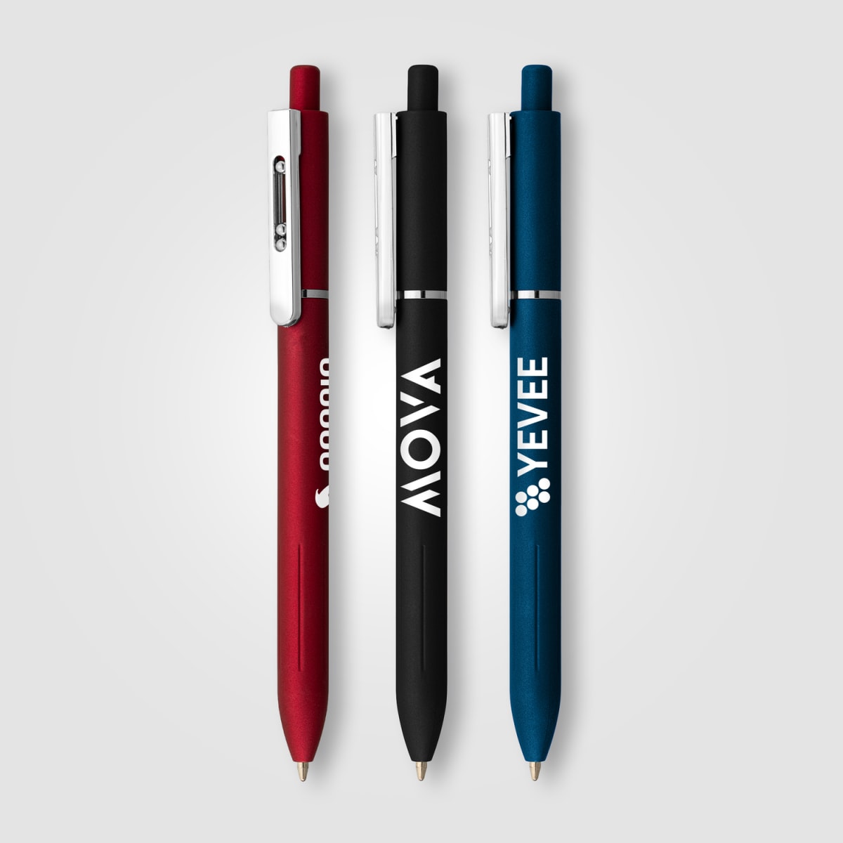 Branded Recycled Plastic Fidget Clip Pen