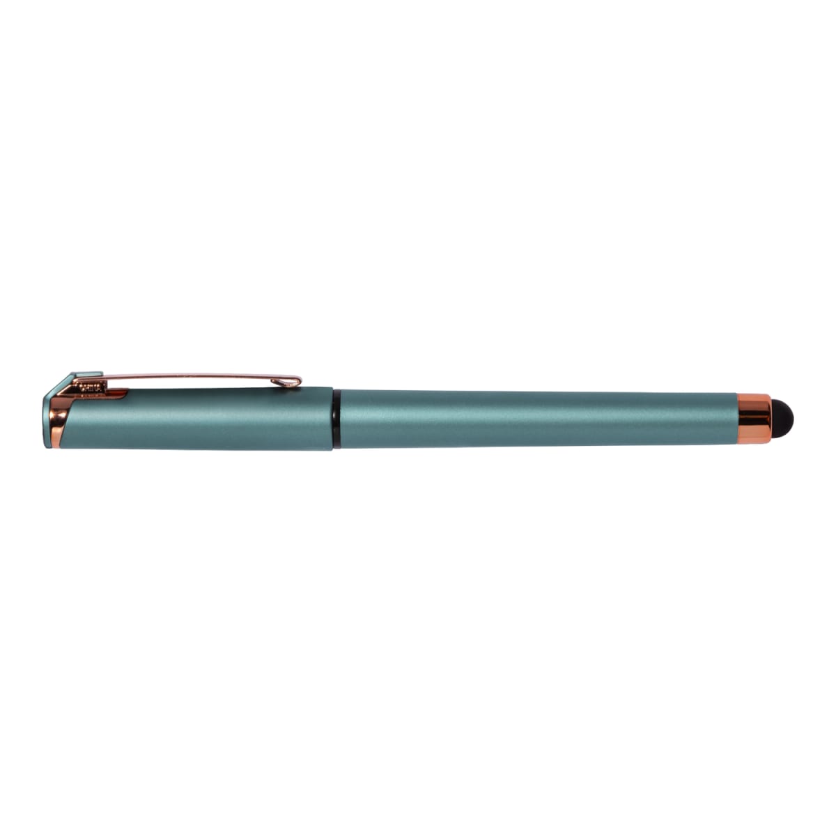 Branded Rose Gold Metallic Gel Pen with Stylus