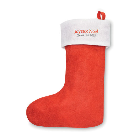 Red and White Christmas Stocking