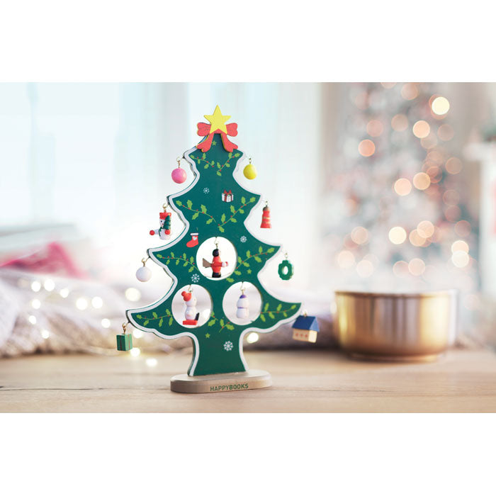 Wooden Christmas Tree Decoration