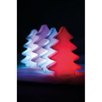 Branded LED colour changing tree light, lit