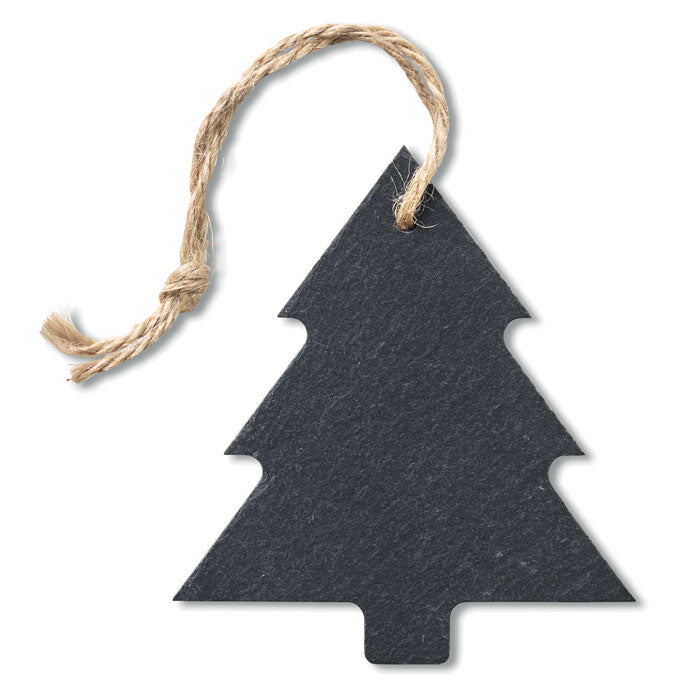 Branded slate Christmas tree hanger