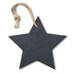 Branded slate Christmas star hanger