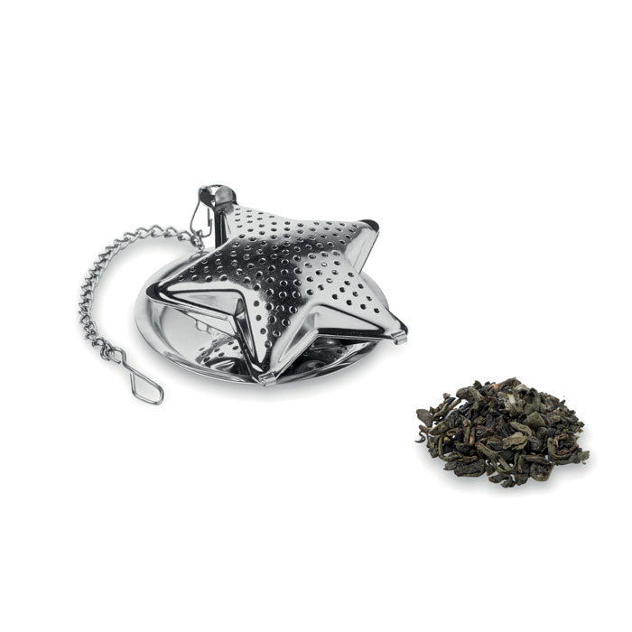 Branded star shaped tea infuser