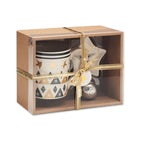 Branded mug, tea filter and plate set