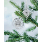 Branded Stainless Steel Christmas Circle Decoration without branding