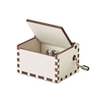 Branded wooden Christmas music box