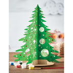 Branded DIY wooden Christmas tree, painted