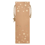 Branded kraft gift bag, open