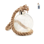 Branded glass bauble LED light string
