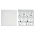 Branded Christmas tea spoon set, gift box open