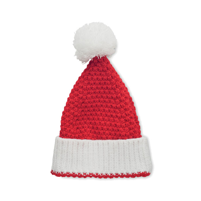 Branded Christmas bobble beanie