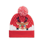 Branded Christmas LED beanie