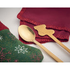 Branded Christmas Dessert Cutlery Set