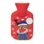 Branded Christmas hot water bottle