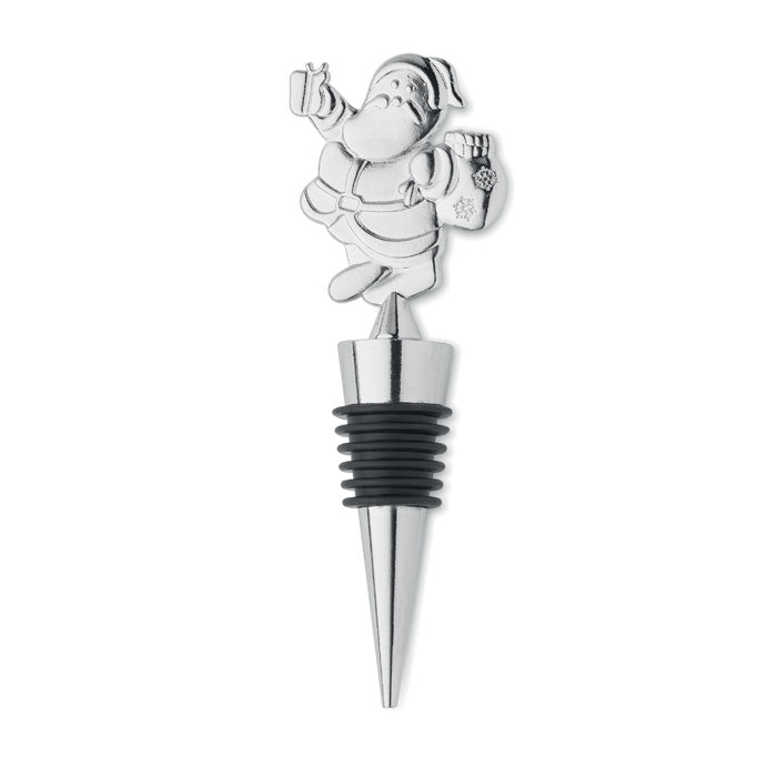 Branded Christmas bottle stopper