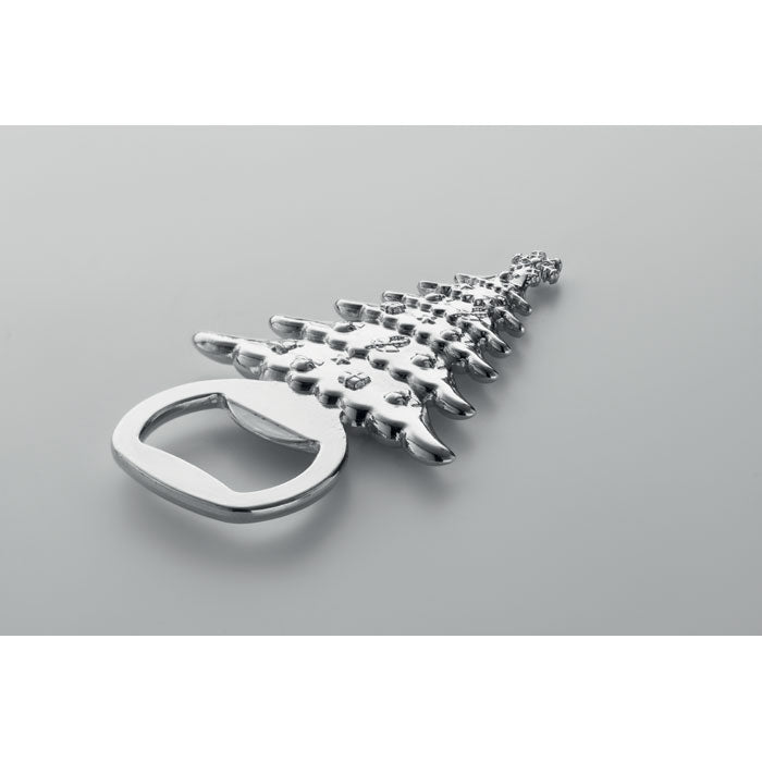 Branded Christmas bottle opener, detail