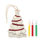 Branded Christmas tree colouring ornament
