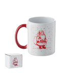 Branded seasonal ceramic mug