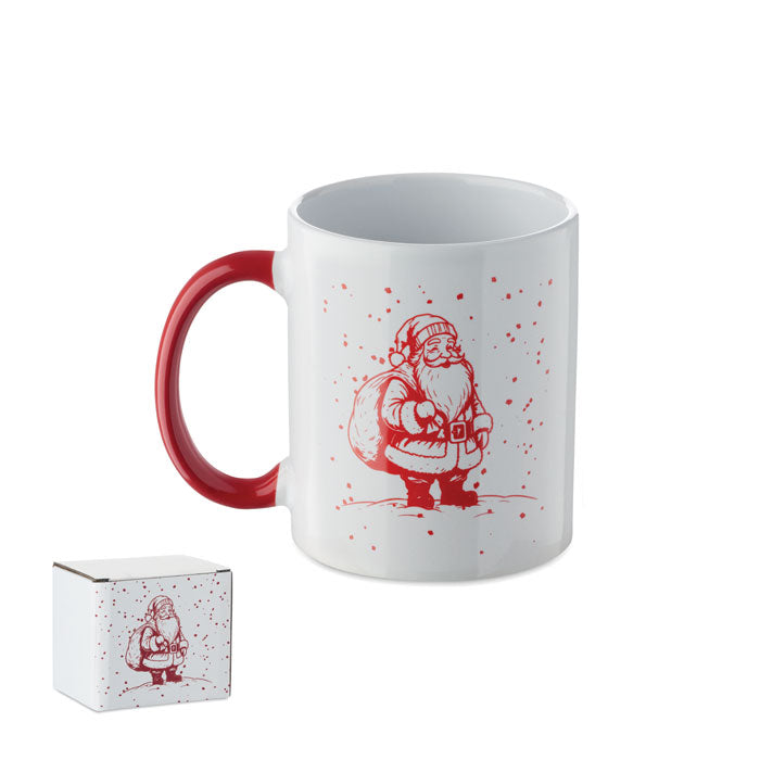 Branded seasonal ceramic mug
