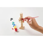 Branded nutcracker painting set, open