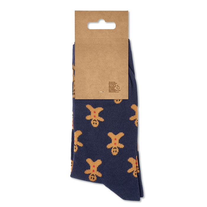 Branded Christmas socks, large, detail