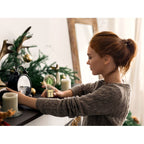Branded LED decorative bulb, lit
