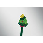 Branded Christmas pencil with eraser, detail