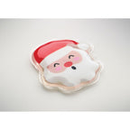 Branded Santa hand warmer, in use