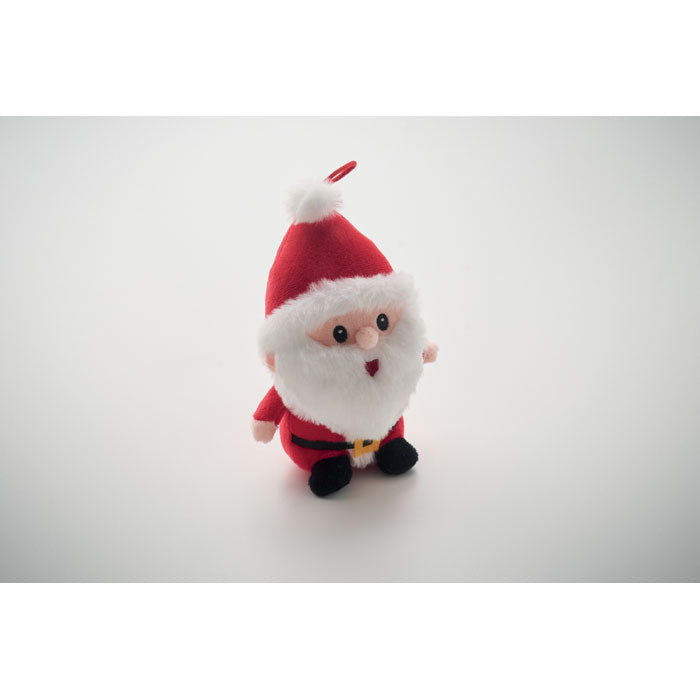Branded Santa plush, side