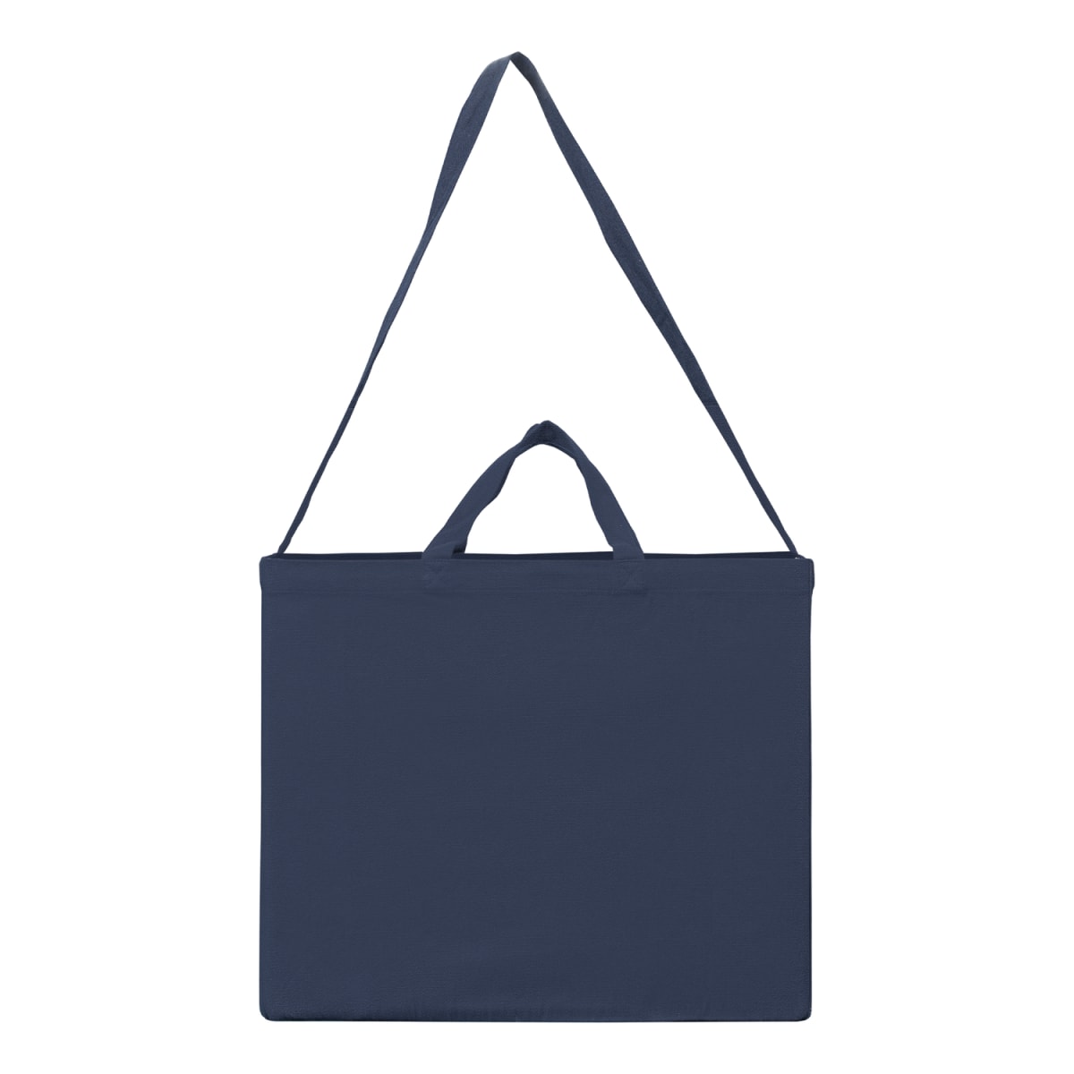 Branded Recycled Cotton Crossbody Tote Bag - 15L