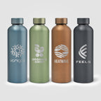 Branded Recycled Stainless Steel Metallic Bottle 710ml