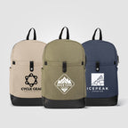 Branded Recycled Cotton Canvas Laptop Backpack