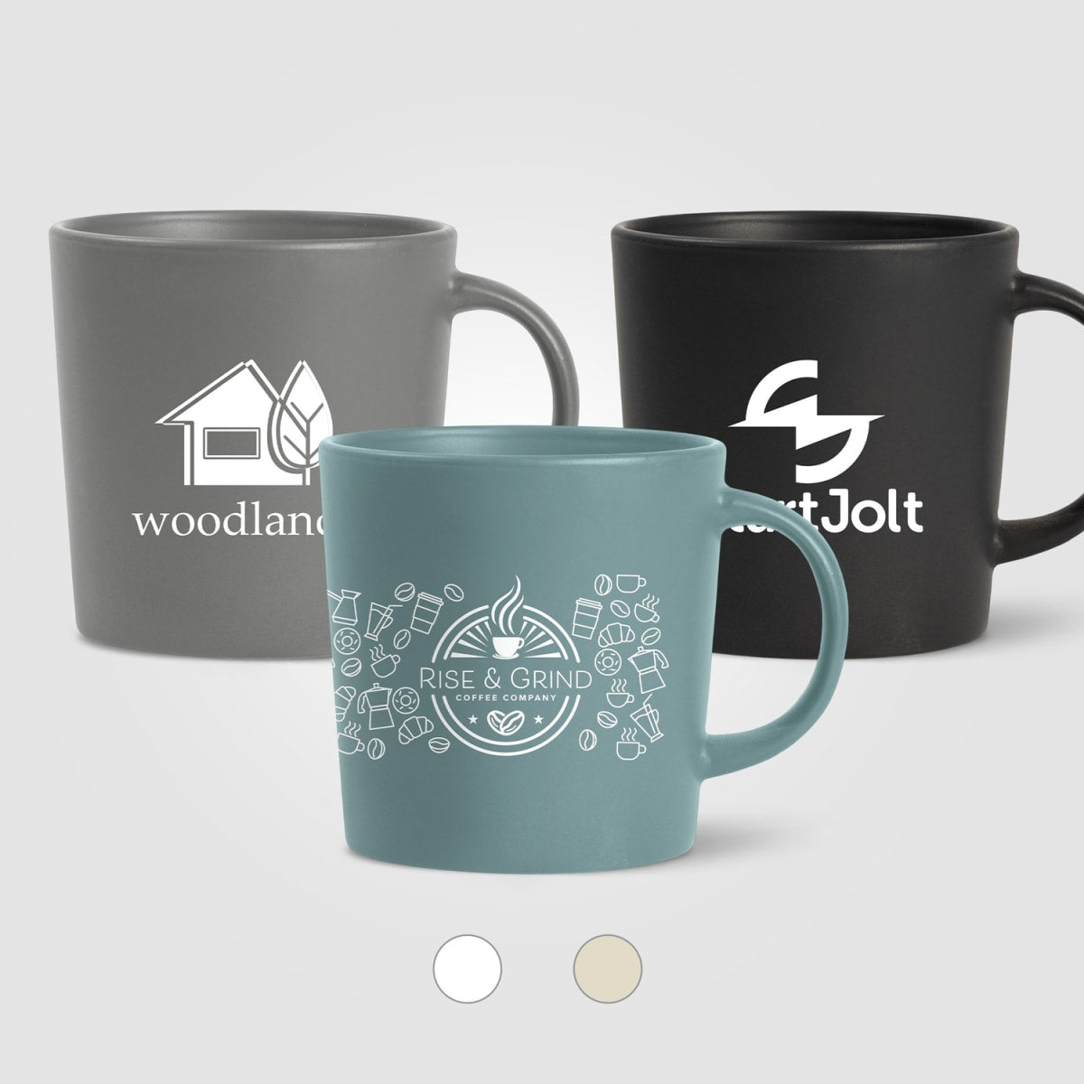 Branded Matte Glazed Ceramic Mug