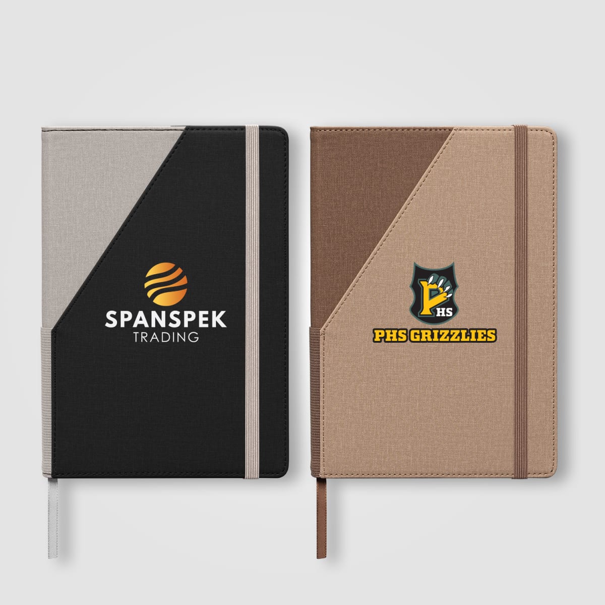 Branded Refillable A5 Journal with Front Pocket