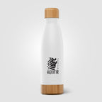 Branded Bamboo and Stainless Steel Insulated Bottle 650ml