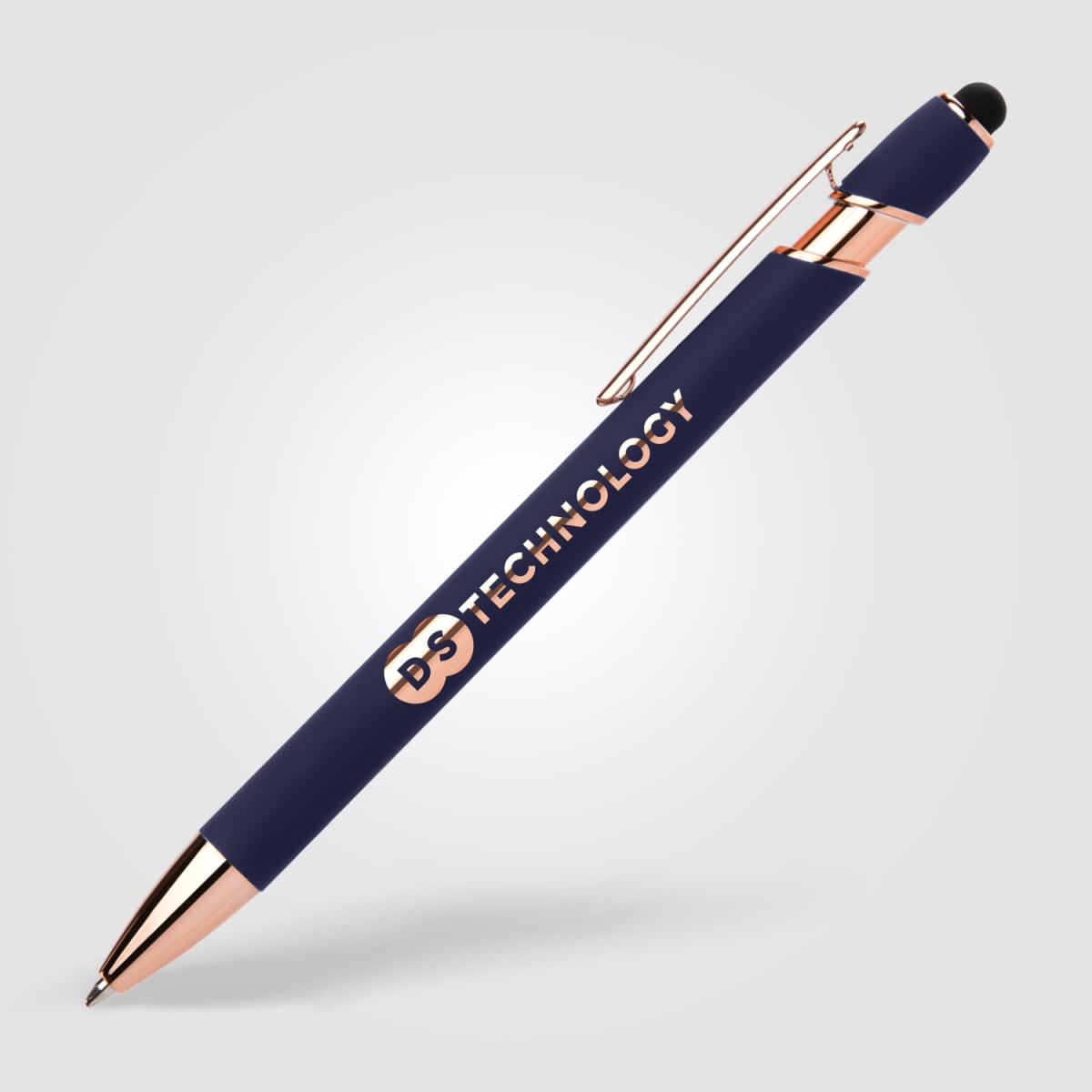Branded Rose Gold Executive Pen with Stylus