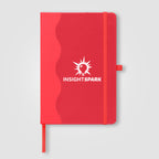Branded Recycled PU Wave Pattern A5 Journal