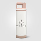Branded Steel Flip Straw Bottle with Triple Wall Insulation