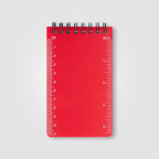 Branded Stone Paper Spiral Notepad with Ruler