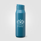 Branded Recycled Steel Bottle with Phone Holder Lid 750ml